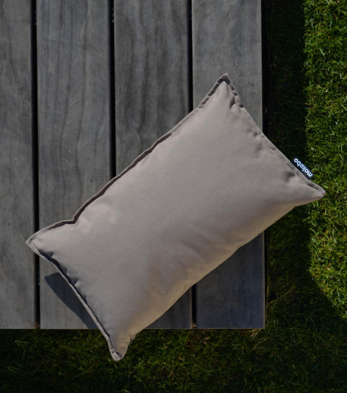 KISSENHÜLLEN SET Das Ruhepolster 2er-Set - Taupe, Textil (50/1.5cm) - Mokebo