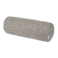 NACKENROLLENHÜLLE Bouclé steel-grau 40/15 cm - Grau, Textil (15/40cm) - beties Heimtextil