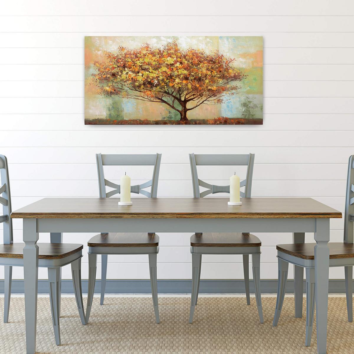 ÖLGEMÄLDE 120/60 cm - Braun, Holz/Textil (120/60cm) - KUNSTLOFT