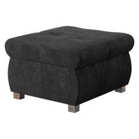 POLSTERHOCKER Orkan Klein - Silberfarben/Grau, Holz/Textil (60/39/60cm) - MIRJAN24