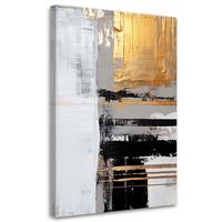 KUNSTDRUCK Gold 60/90 cm - Goldfarben, Textil (60/90cm) - KUNSTLOFT