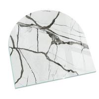 GLASPLATTE für Kamin 100x100 cm - Weiß, Glas (100/100/0.4cm) - TULUP