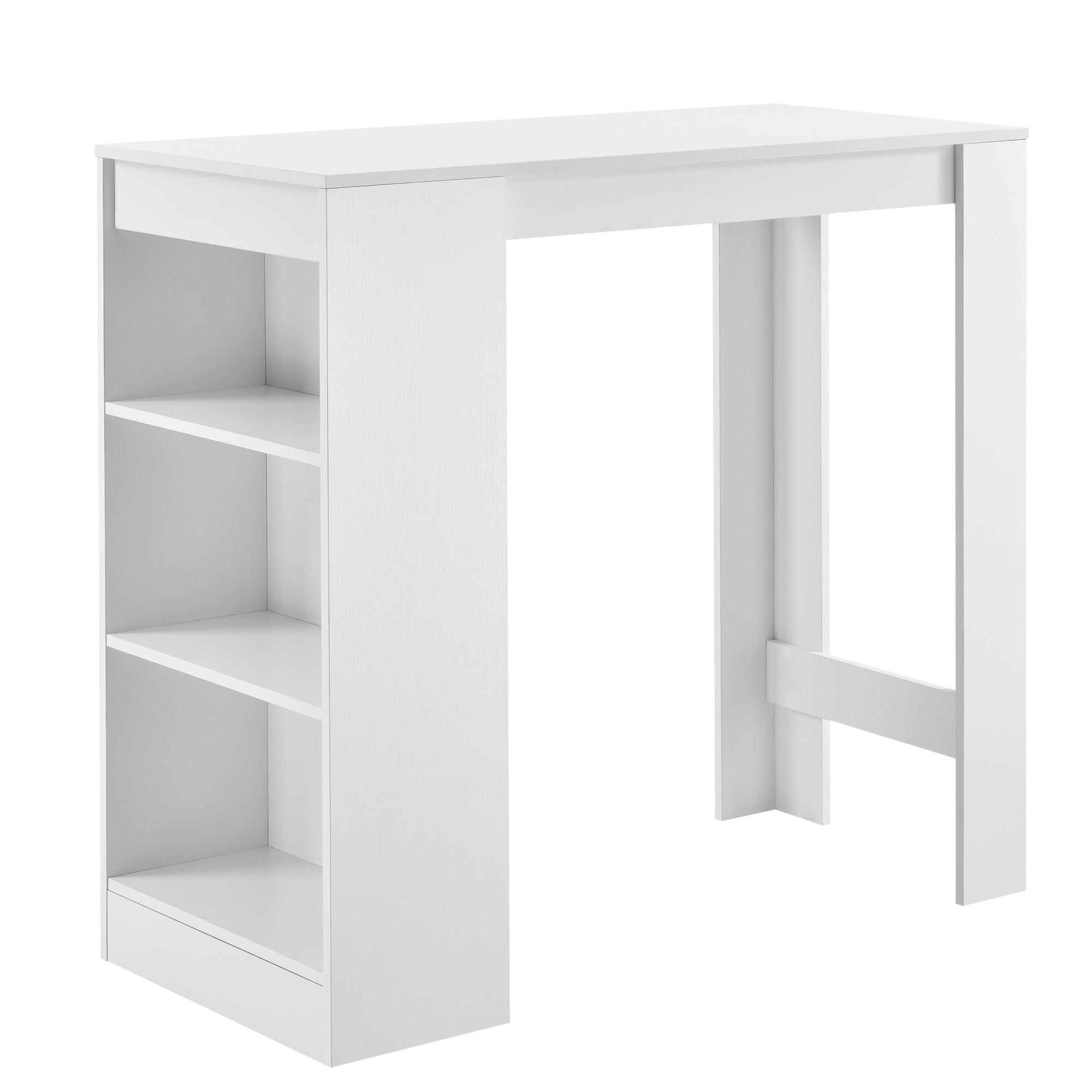 BARTISCH Kouvala - Weiß, Holzwerkstoff (50/110/103cm) - [en.casa]