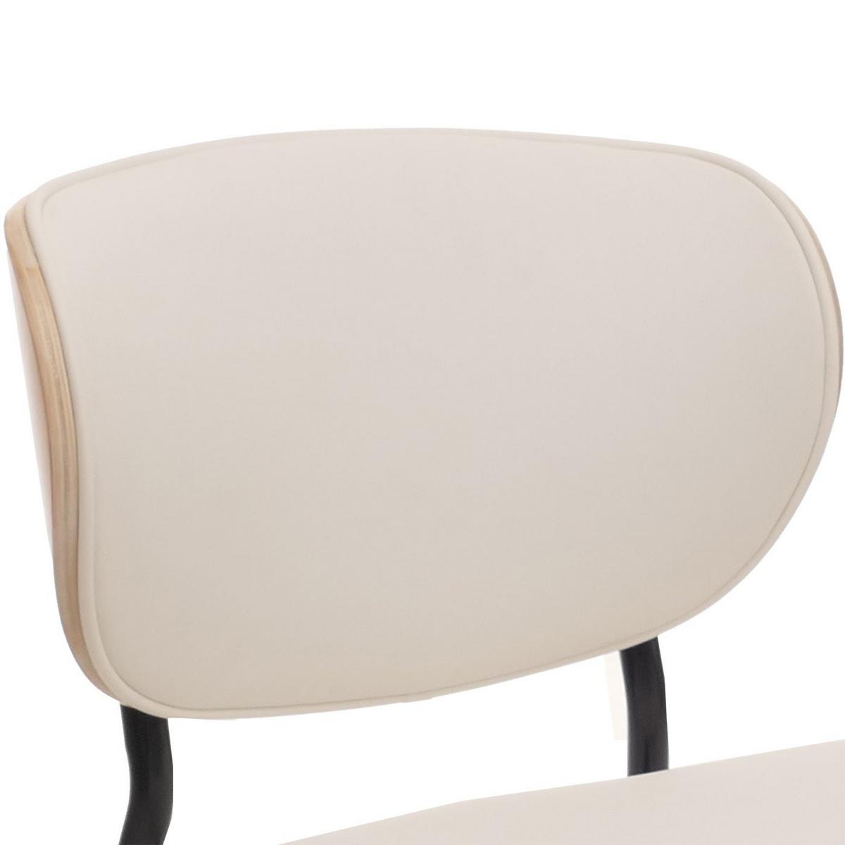 ESSZIMMERSTUHL Beige, Weiß - Beige/Weiß, Textil (50/80/51cm) - MCW