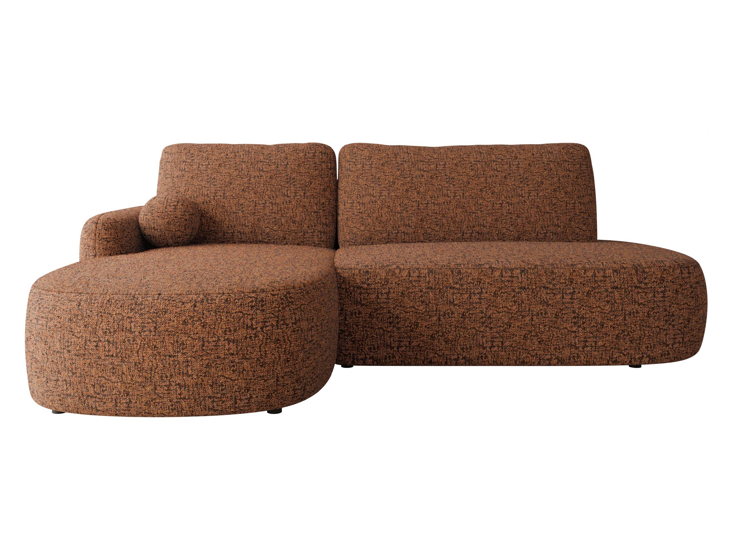 ECKSOFA Loridu O, Seite: Links - Messingfarben/Schwarz, Holz/Kunststoff (274/174cm) - MIRJAN24
