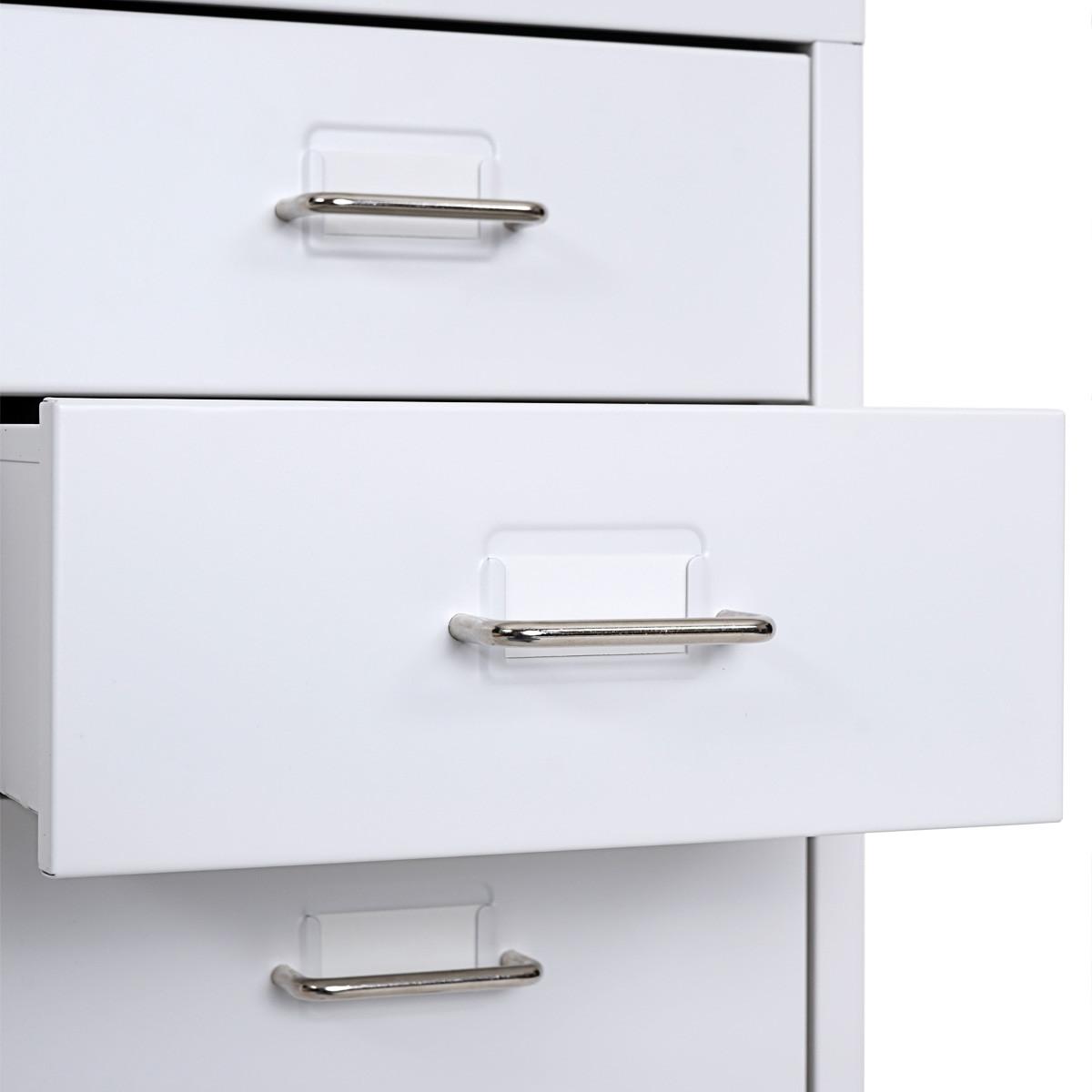ROLLCONTAINER Weiß - Weiß, Metall (28/69/41cm) - MCW