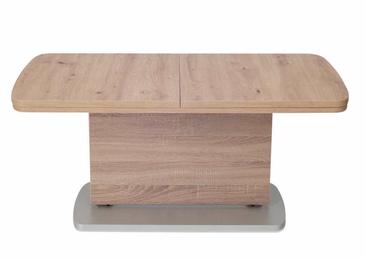 COUCHTISCH höhenverstellbar ausziehbar Clovis 110x53x63 Eiche Sägerau - Sonoma Eiche, Holzwerkstoff (110/63/63cm) - 58aufmkessel