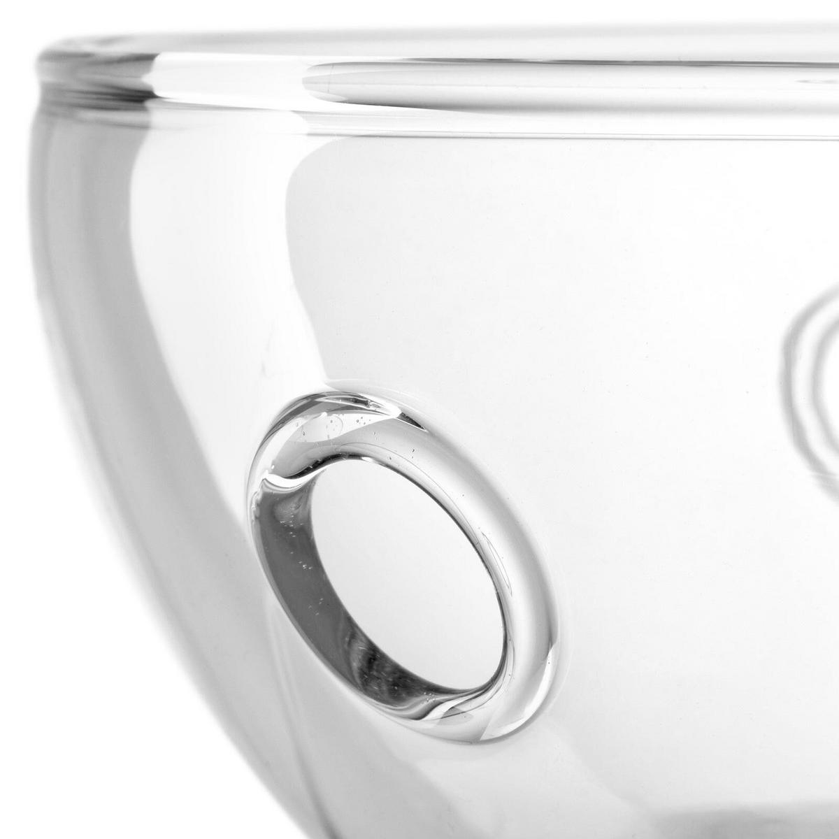 TEEKANNE MIT METALLHENKEL + STÖVCHEN Tè Per Te transparent 1,2 Liter - Transparent, Glas (1.2L) - Leonardo Living