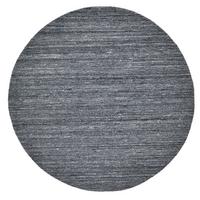 HANDWEBTEPPICH Pure 150x150 cm - Anthrazit, Textil (150/150cm) - THEKO