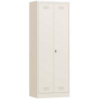 WERKZEUGSCHRANK Stahl Cremeweiß - Creme, Metall (40/165/60cm) - HOMCOM