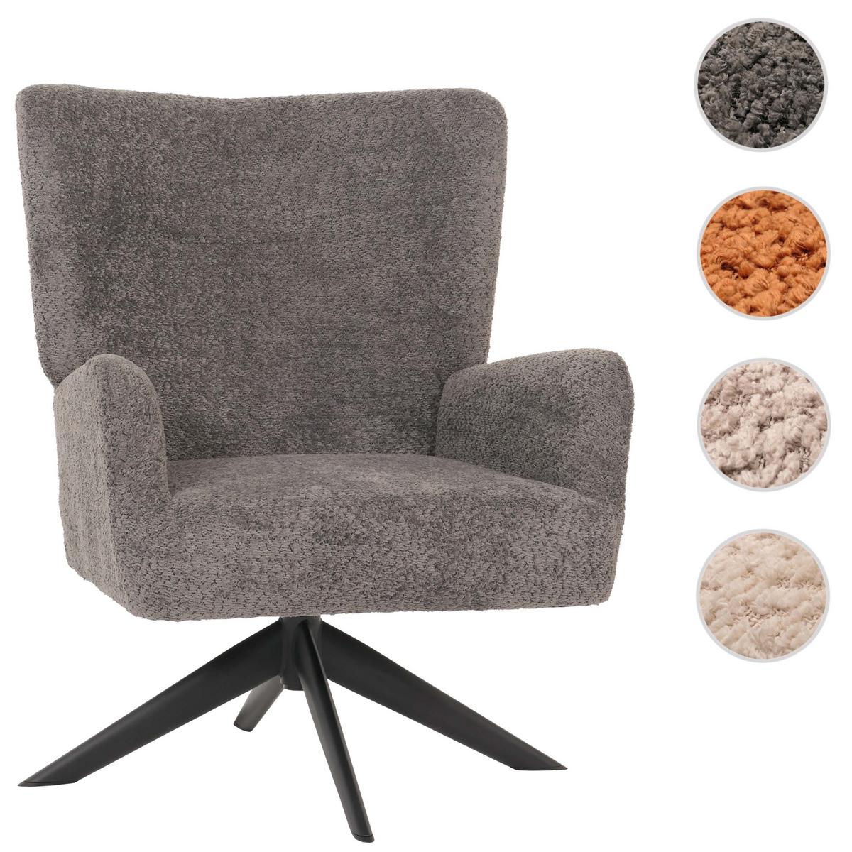 LOUNGE-SESSEL Dunkelgrau - Dunkelgrau, Textil (75/99/74cm) - MCW