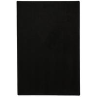 BASIC VELOURS TEPPICH CARLA - Schwarz, Textil (80/160cm) - Snapstyle