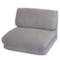 SCHLAFSESSEL Hellgrau - Hellgrau, Textil (75/60/75cm) - MCW