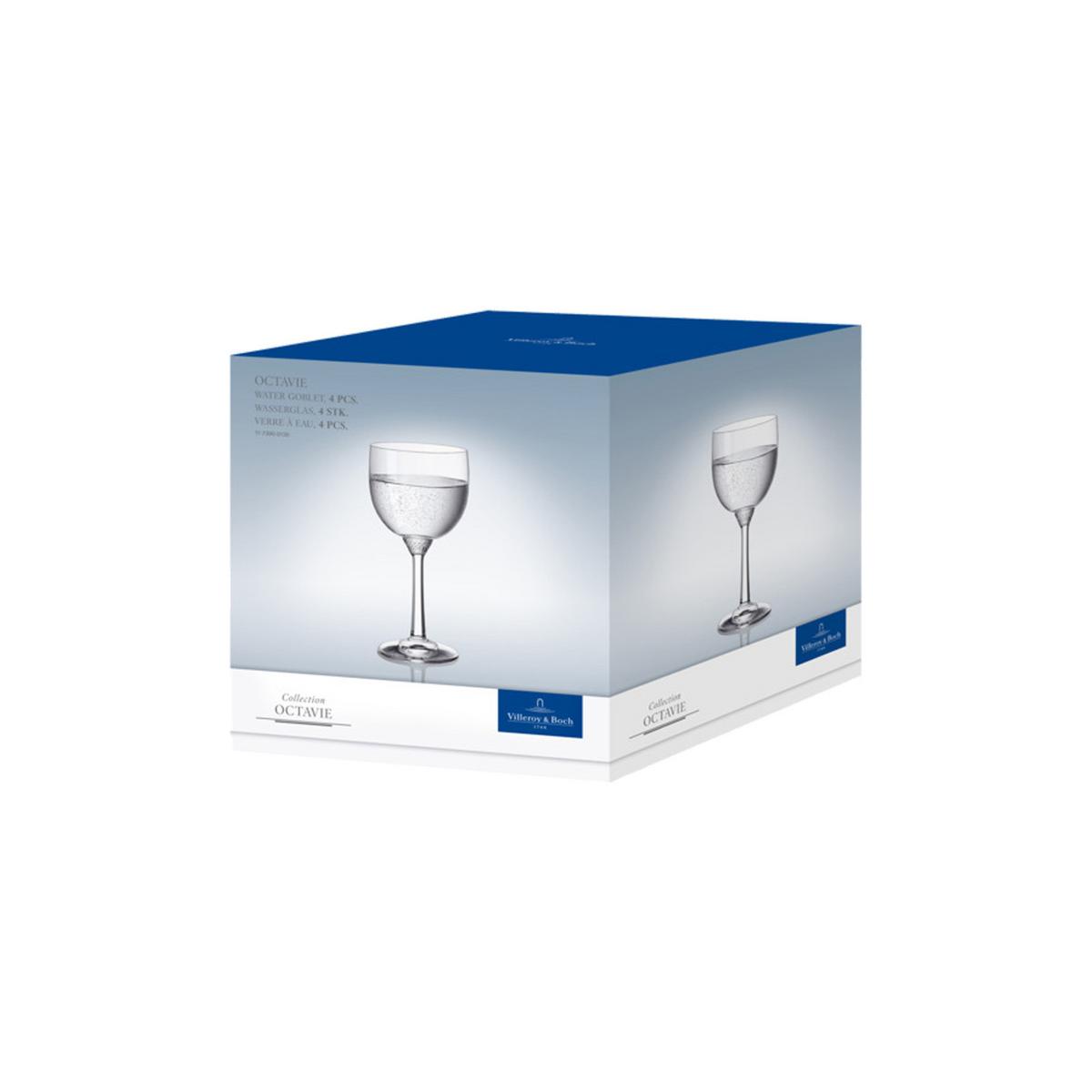 WASSERGLÄSER Octavie transparent 370 ml 4er Set - Transparent, Glas (0.37L) - Villeroy & Boch