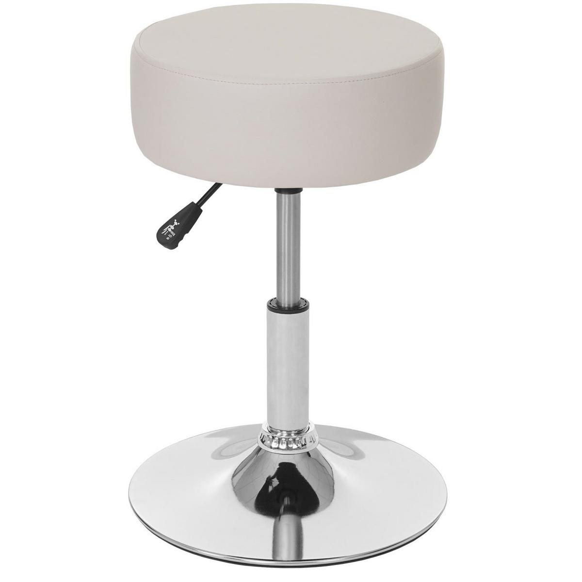HOCKER Beige - Beige, Textil (35/55/35cm) - MCW