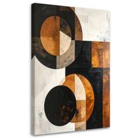 LEINWANDBILD 3D und geometrisch 20x30cm - Braun, Textil (20/30cm) - Feeby