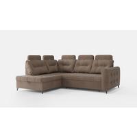 ECKSOFA Wendie - Braun, Holzwerkstoff/Textil (200/250cm) - Fun Möbel
