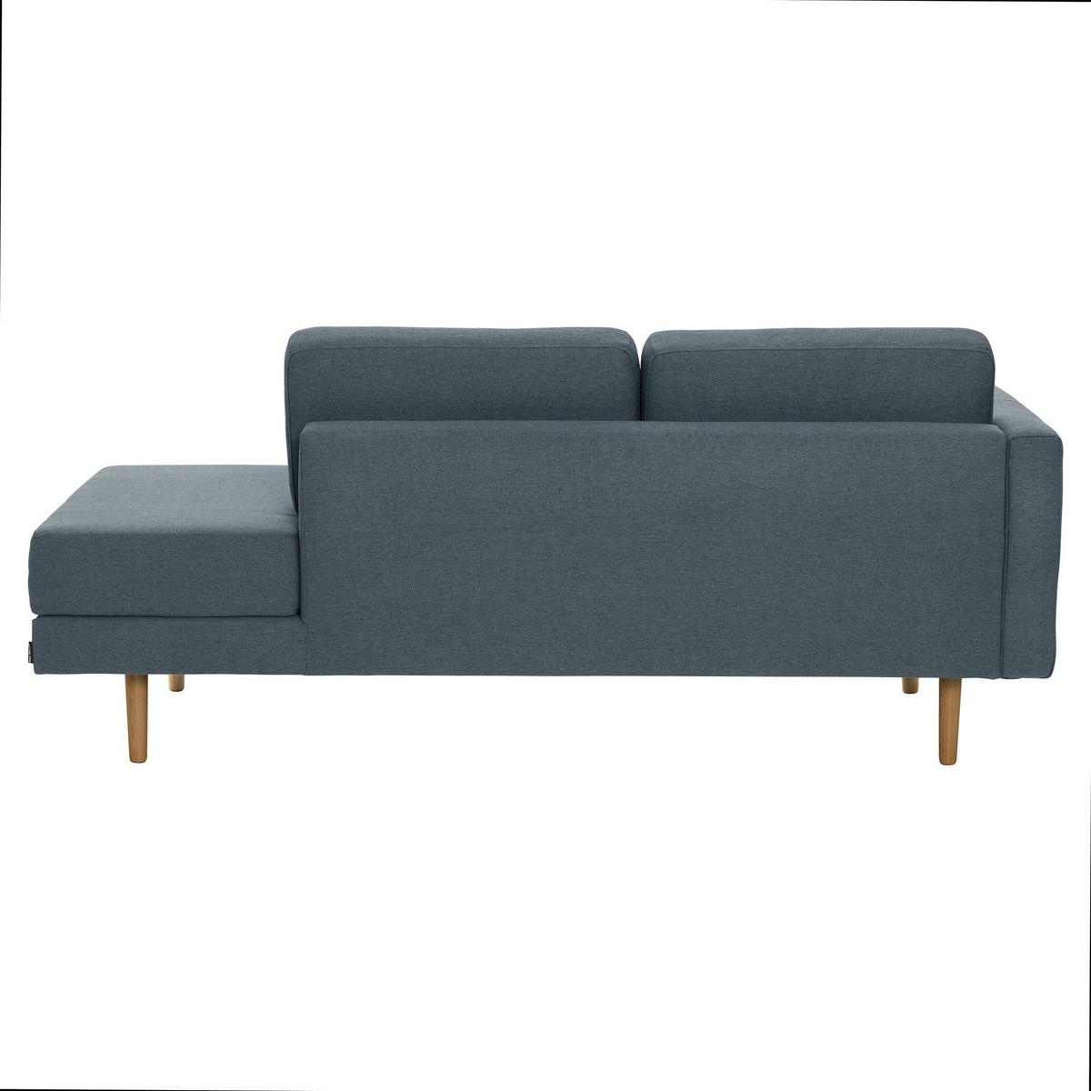 RECAMIERE Armlehne links Keara Flachgewebe blau-grau - Blaugrau, Kunststoff (190/87/81cm) - 58aufmkessel
