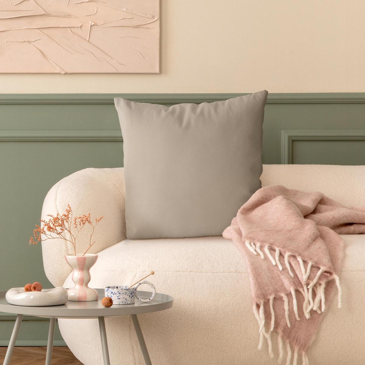 KISSENBEZUG Sweet Strawberry 50/50 cm - Beige, Textil (50/50cm) - Bilderwelten