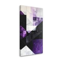 LEINWANDBILD 3D und geometrisch 50x100cm - Lila, Textil (50/100cm) - Feeby