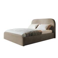 BETT 120x200 - Polsterbett mit Bettkasten und Holzrahmen - Modern Betten - Weicher Jasminstoff - Kollektion Vienna - Beige - Beige, Holz/Textil (120/200cm) - Alpi-Möbel