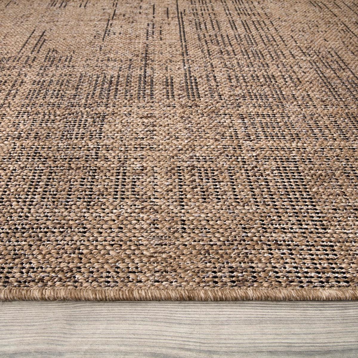 FLACHWEBTEPPICH, meliert, aus Polypropylen, Beige, 200 x 280 cm - Beige, Textil (280/200cm) - KADIMA DESIGN