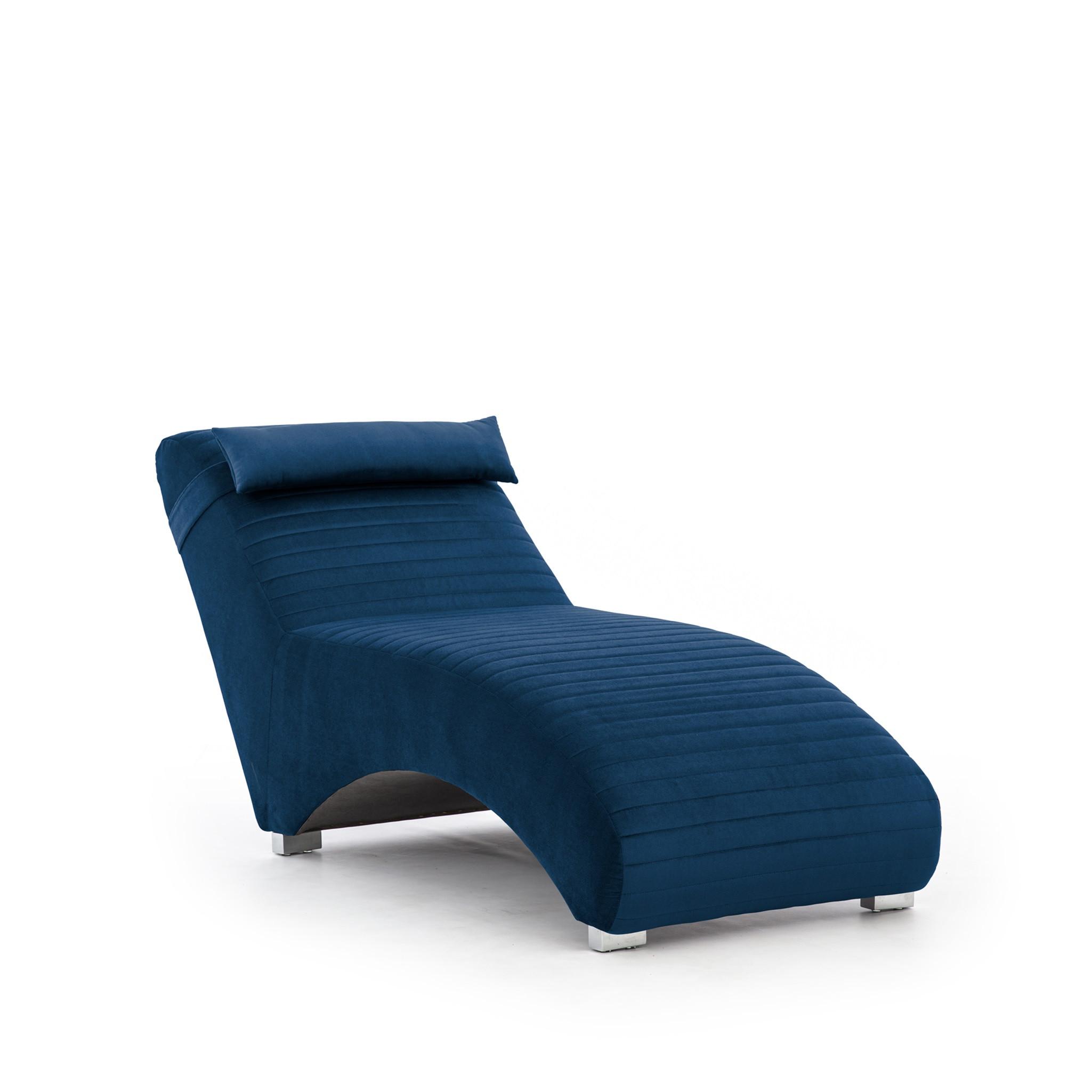 RELAXLIEGE Abramo In Kronos - Blau, Holzwerkstoff/Textil (73/80/170cm) - Fun Möbel