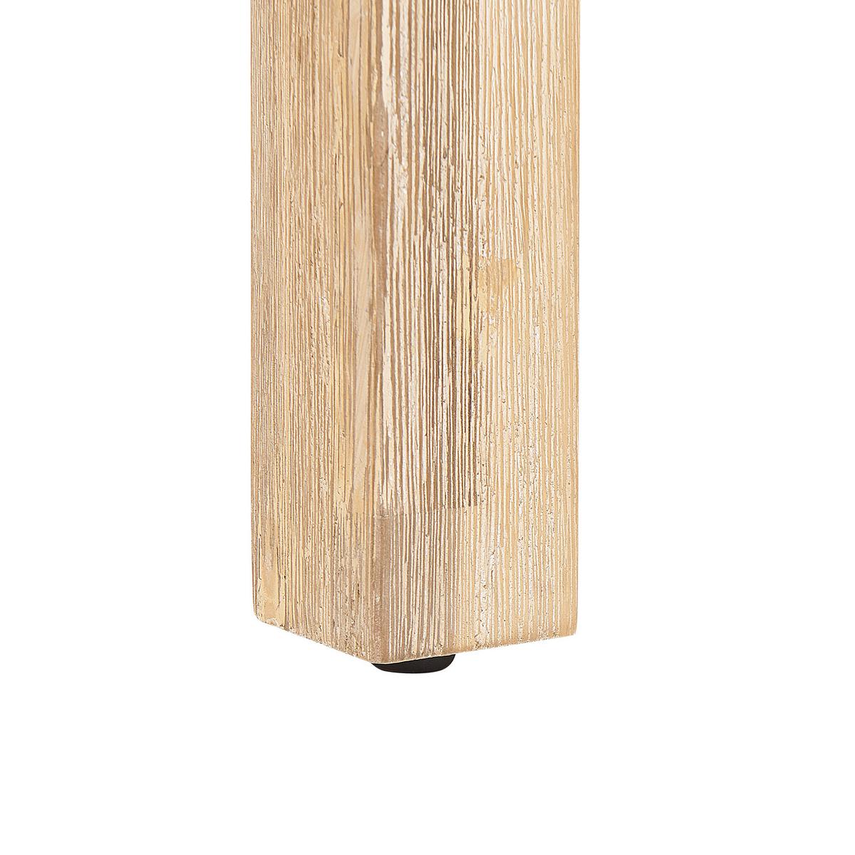GARTENSTUHL Akazienholz grau Ostuni - Grau, Stein (50/45/40cm) - Beliani