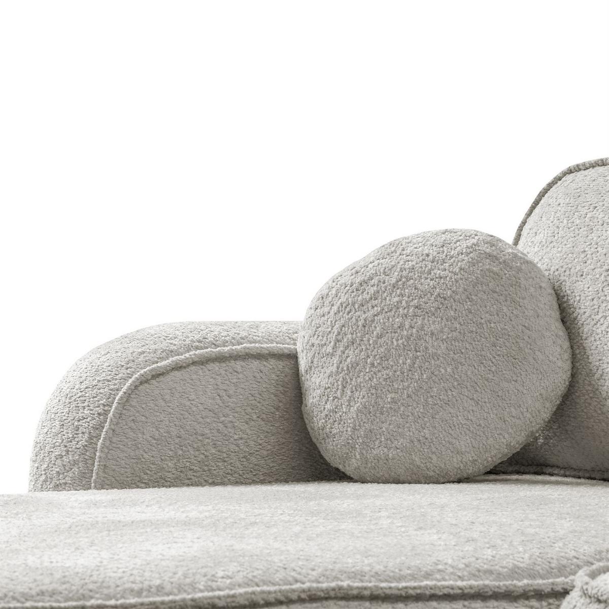 ECKCOUCH VENUS II mit Bettkasten, Coral 65 - Creme, Textil (275/178cm) - Lookway