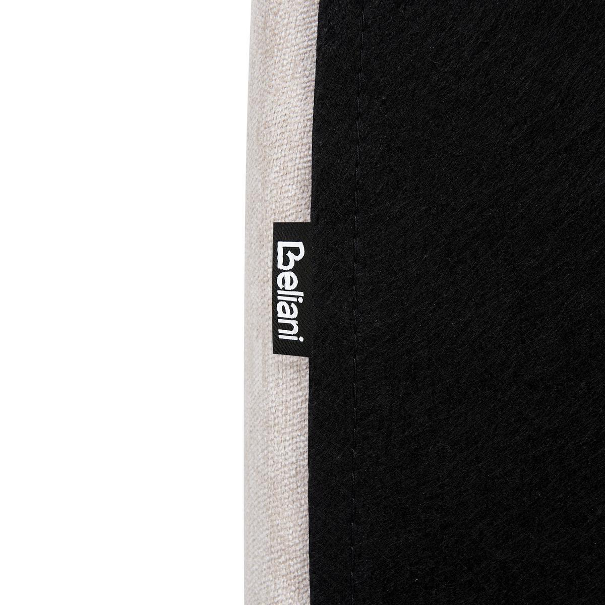POLSTERBETT mit Lattenrost 180x200 cm Beige Lavardens - Beige, Textil (180/200cm) - Beliani