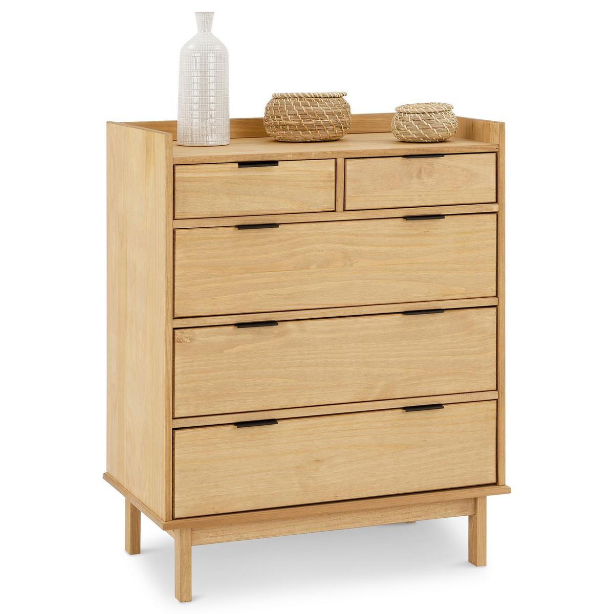 KOMMODE TEPERA braun - Braun, Holz (75/92/46cm) - IDIMEX
