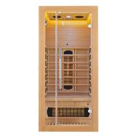 INFRAROTKABINE Kiruna90 mit Dual Technologie - Naturfarben, Holz (90/190/90cm) - Artsauna