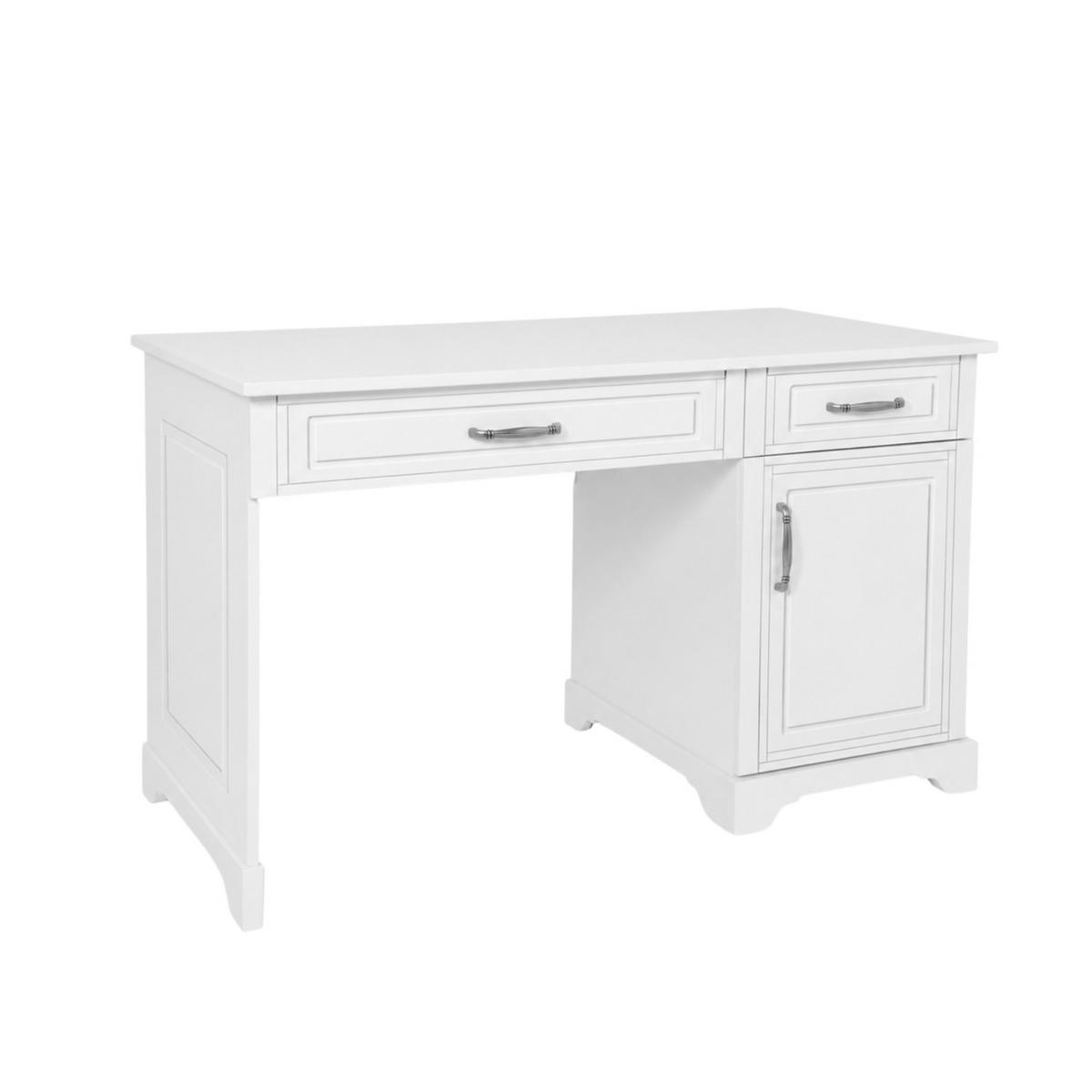 CHILDREN' desk TWINKLE für das Kinderzimmer Weiß matt - Weiß, Holzwerkstoff (122/76/60cm) - Lookway