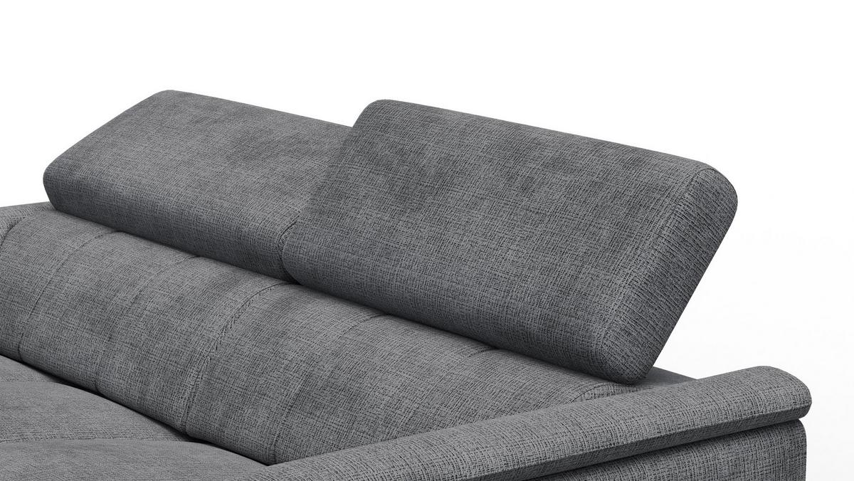 RELAXSOFA RODEN 3-Sitzer, dunkelgrau - Dunkelgrau, Holz/Textil (194/82/103cm) - Wozimo