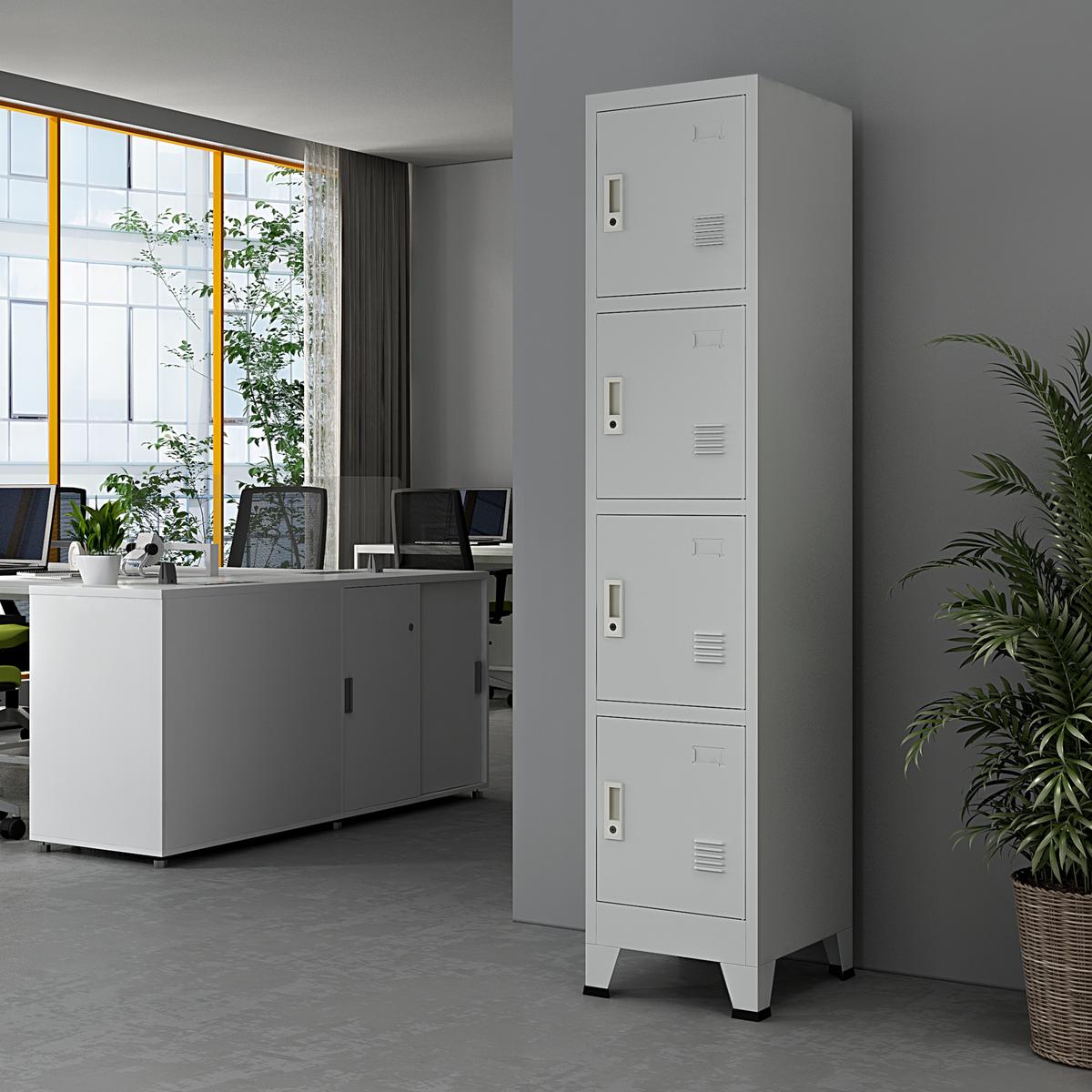SPIND Joroinen - Grau, Metall (38/180/45cm) - [en.casa]