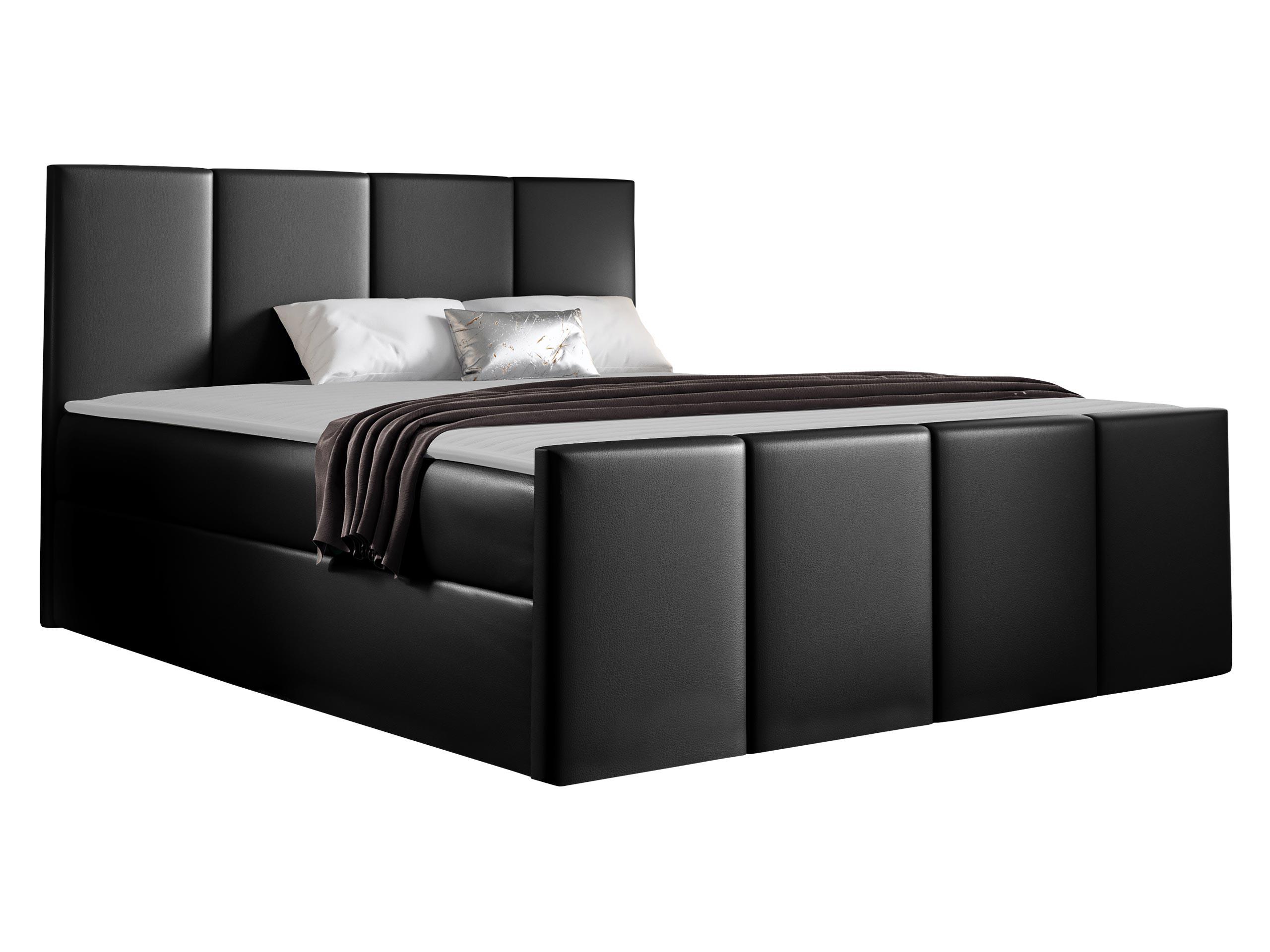 BOXBETT Lars - H3 - Schwarz, Holz (120/200cm) - MIRJAN24