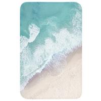 WC-VORLEGER Strand - Meer - Natur - Sommer WC Teppich 50x80 cm - Türkis, Textil (50/1cm) - OnlyWow