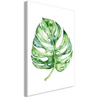 KUNSTDRUCK Grün 40/60 cm - Weiß/Grün, Textil (40/60cm) - KUNSTLOFT