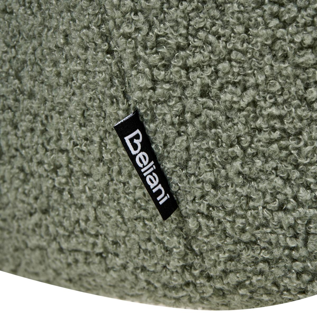 ESSZIMMERSTUHL drehbar Bouclé Hellgrün Hayden - Hellgrün, Textil/Metall (64/85/69cm) - Beliani