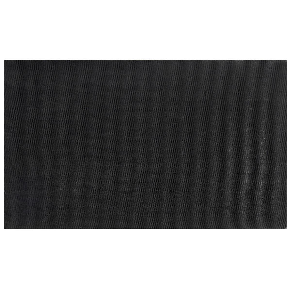 FUSSMATTE Naturfarben 50/80 cm Blatt Kokosfasern Nunivak - Hellblau, Textil (50/80cm) - Beliani