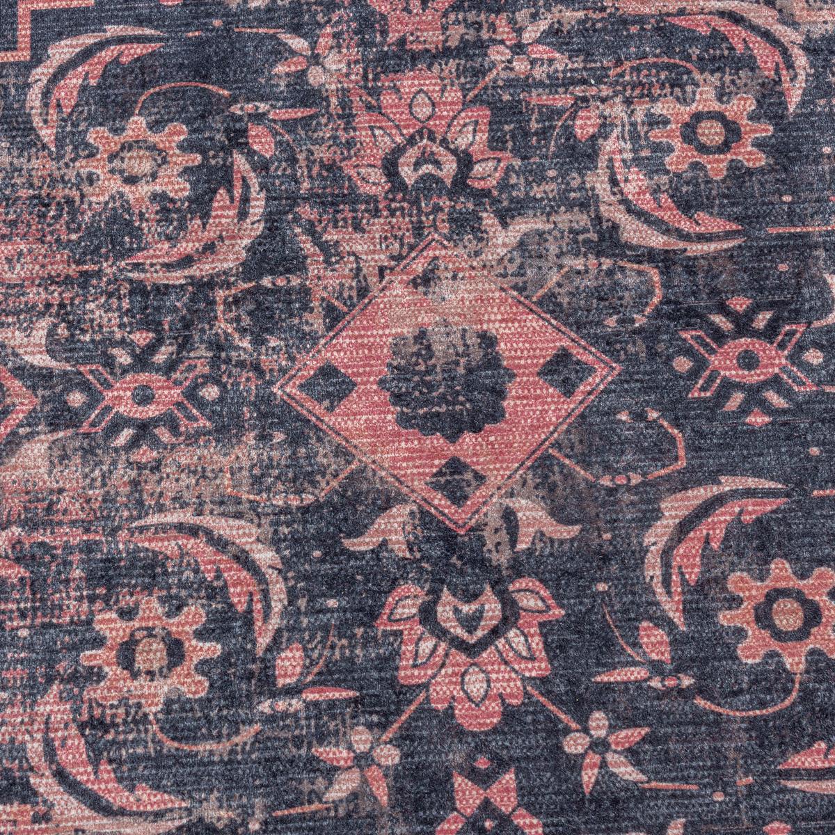TEPPICH Flachgewebe Waschbar PIZOL in Rot, orientalisch, 160 x 230 cm - Rot, Textil (230/160cm) - KADIMA DESIGN