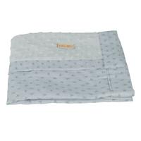 BABYDECKE 80 x 80 cm Lil Planet türkis - Hellblau, Textil (80/80cm) - Roba
