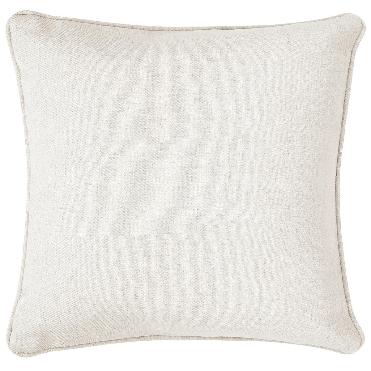 3-SITZER-SOFA Stoff Cremeweiß Svanek - Creme, Textil (196/77/85cm) - Beliani