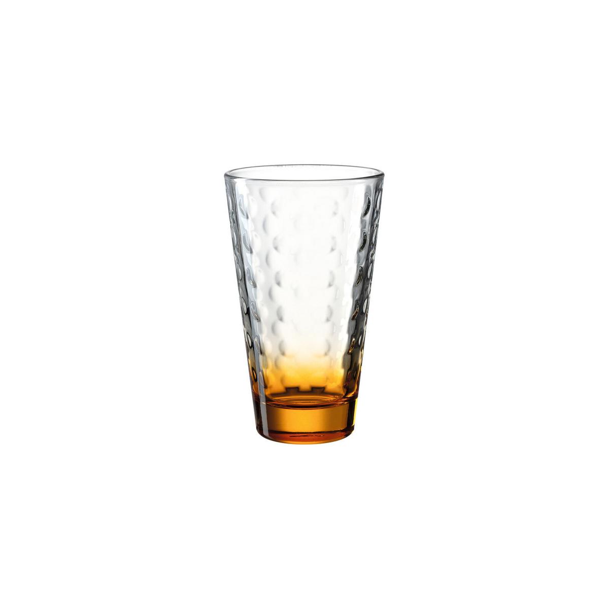 TRINKGLÄSER Optic bunt 200 ml 6er Set - Multicolor, Glas (0.3L) - Leonardo Living