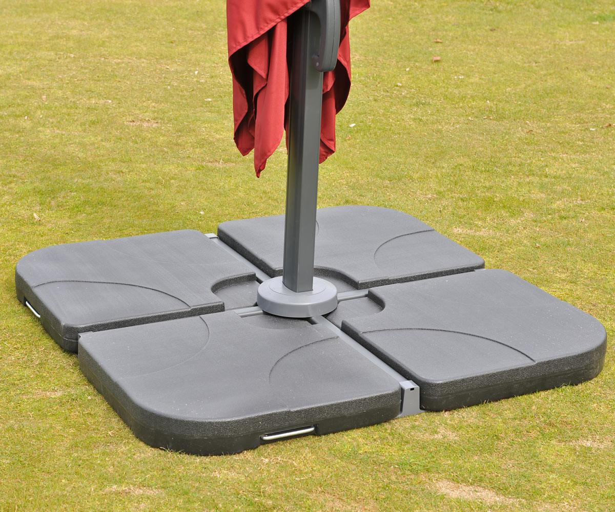 AMPELSCHIRM I Türkis 300/300 cm - Türkis, Textil (360/300cm) - MCW
