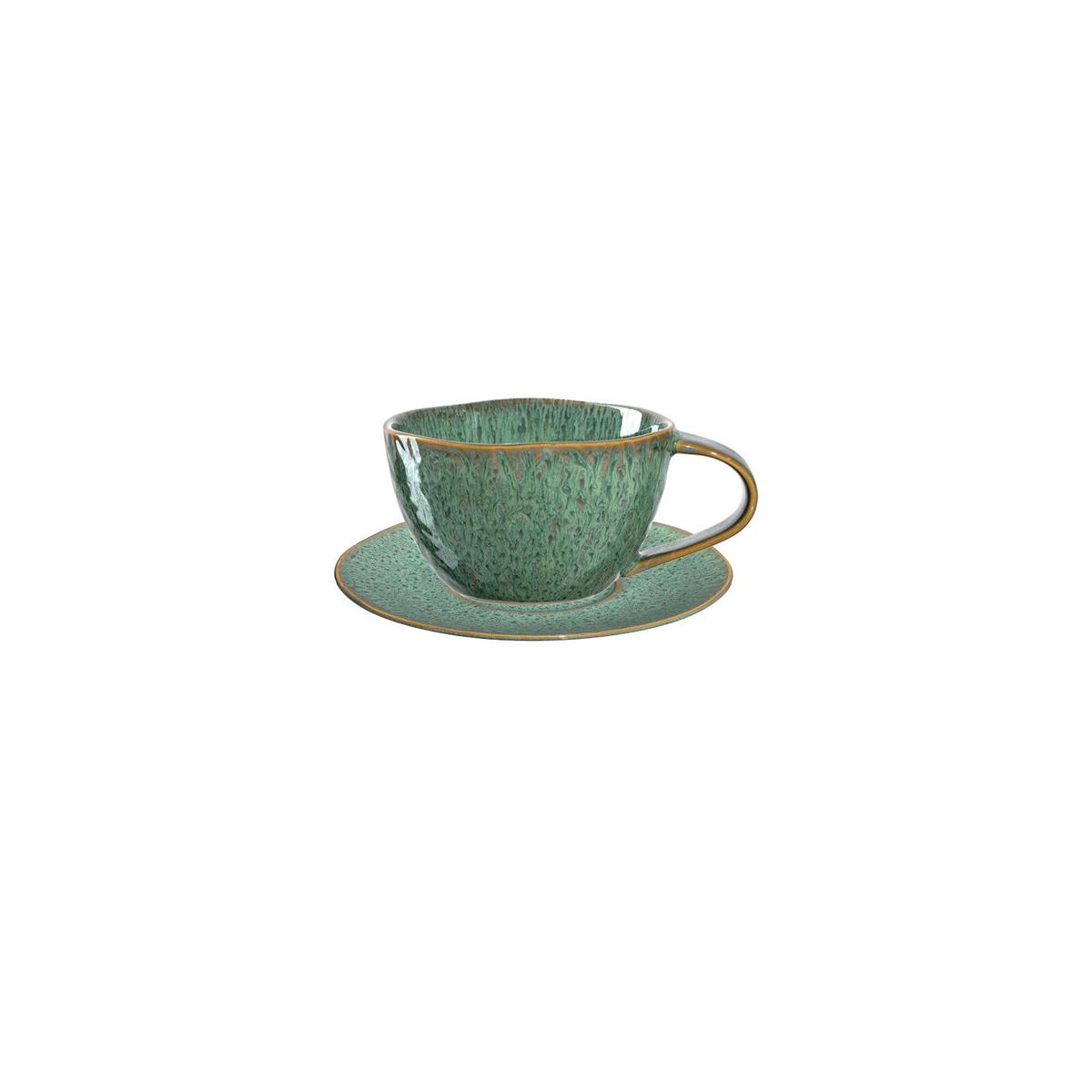 CAPPUCCINOTASSEN Matera Grün 180 ml 4-tlg. - Grün, Keramik (0.29L) - Leonardo Living