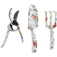 GARTENWERKZEUG-SET aus Aluminium Mehrfarbig - Multicolor, Metall (7/3/26.5cm) - Outsunny