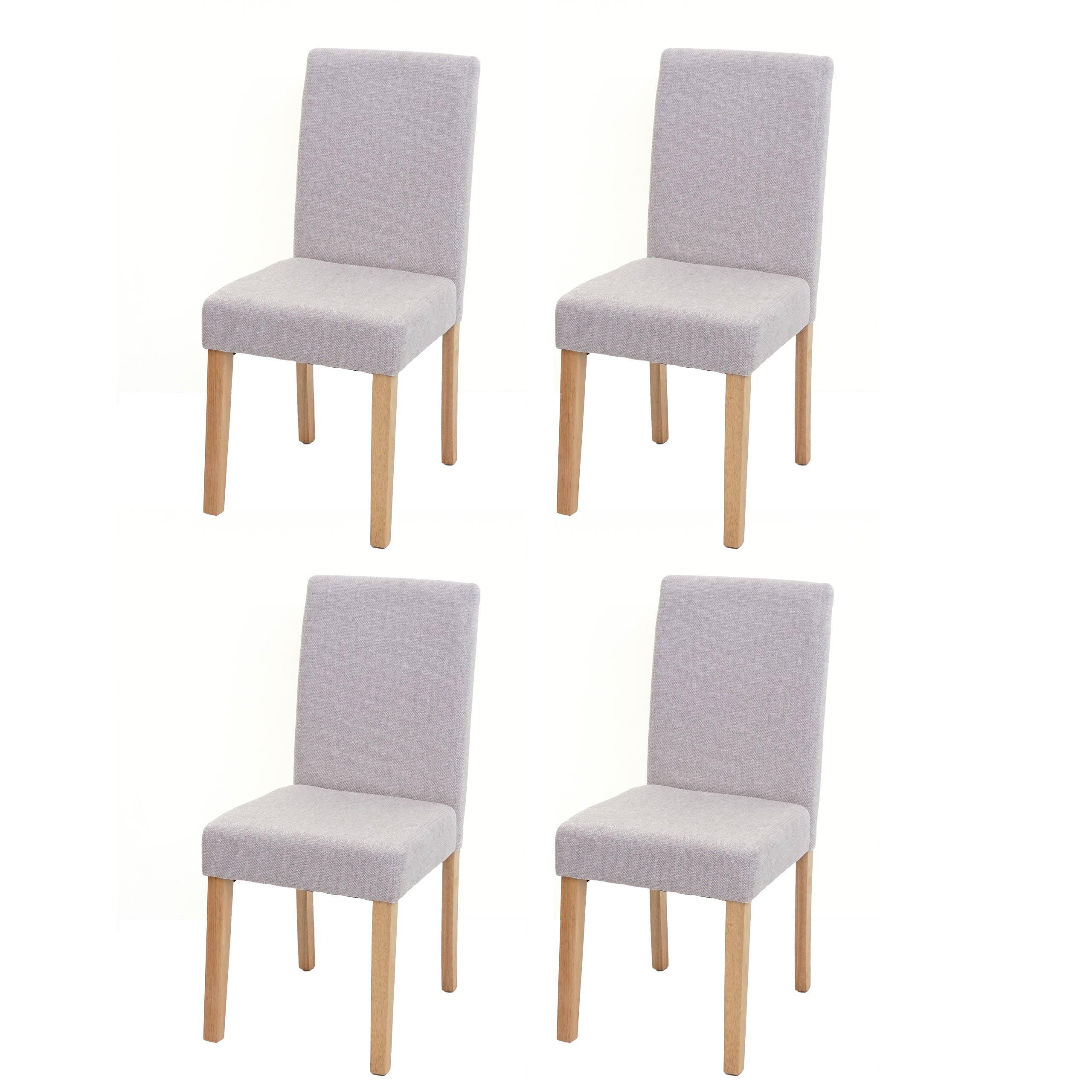 ESSZIMMERSTUHL Beige, Braun 4er-Set - Beige/Braun, Textil (43/90/56cm) - MCW