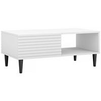 COUCHTISCH nakomo weiss - Weiß, Holz (41/41/52cm) - Habitat Garten