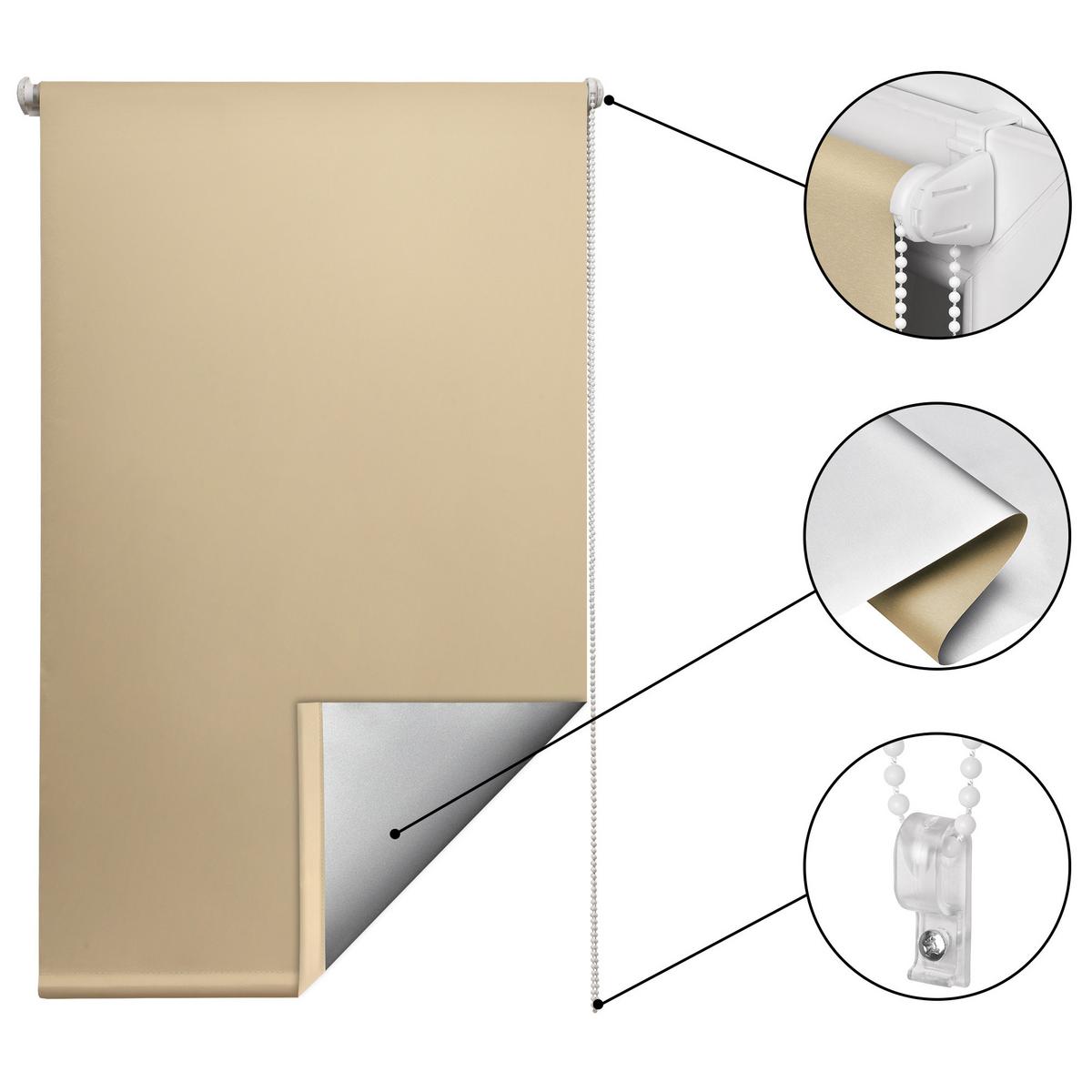 THERMOROLLO SolReflect T24 70x220cm Creme - Creme, Kunststoff (70/220cm) - Sol Royal